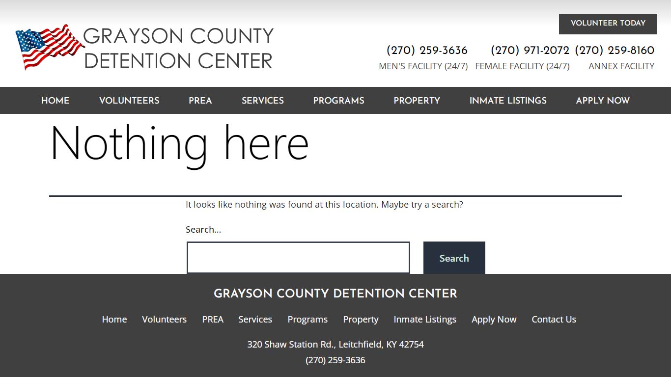 Inmate Listings - Grayson County Detention Center